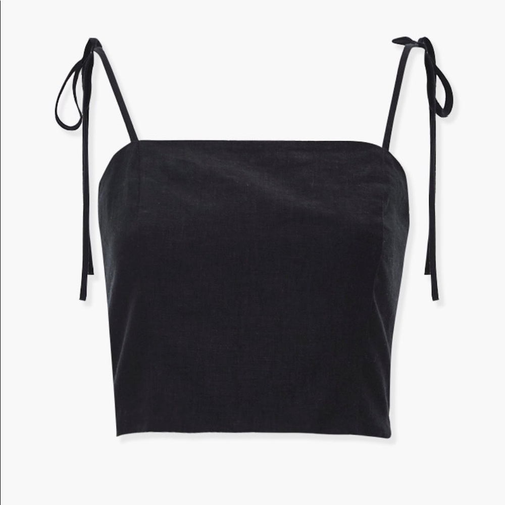 Brand new never been worn black crop top